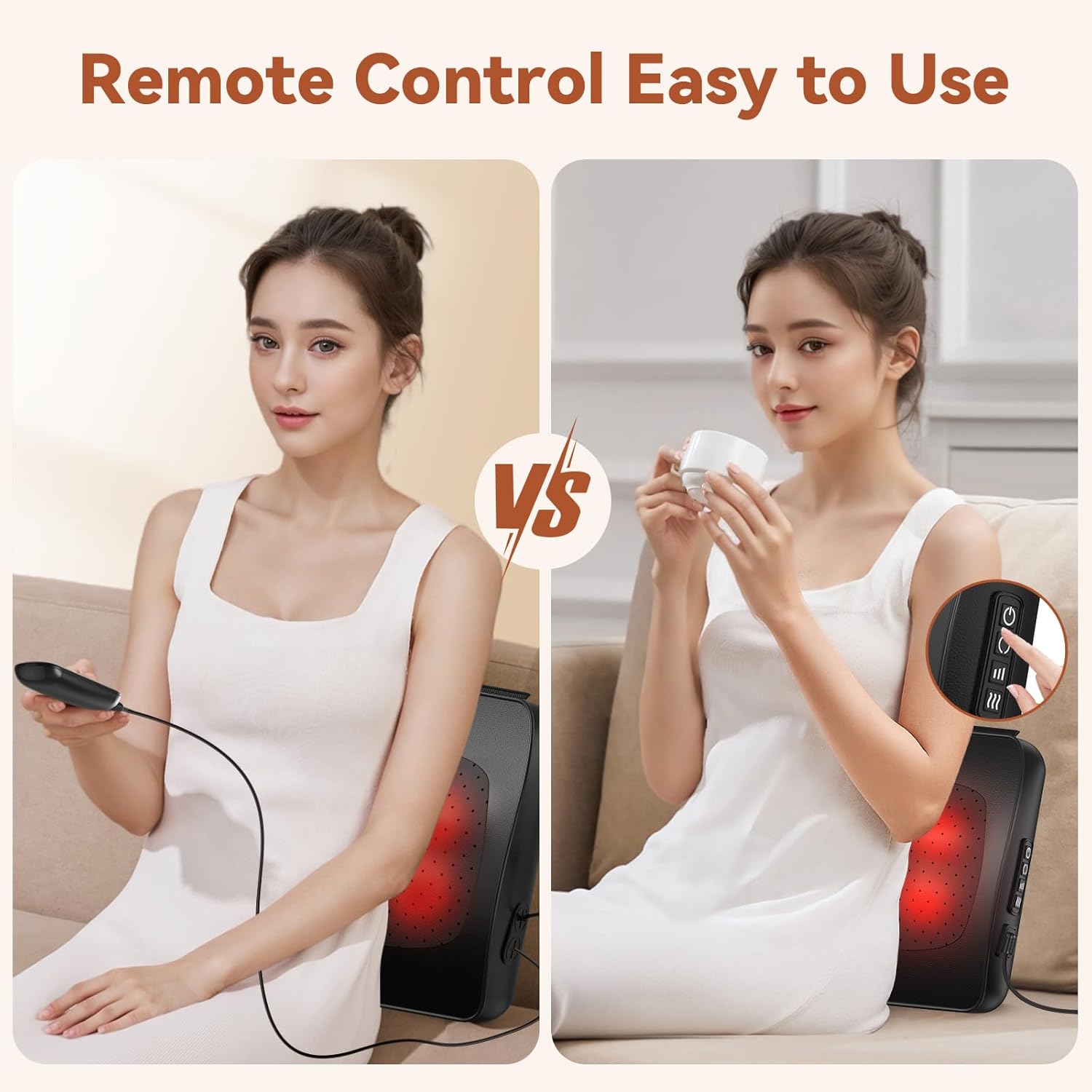 Detalle 2 de WERTYI Neck and Back Massager with Heat