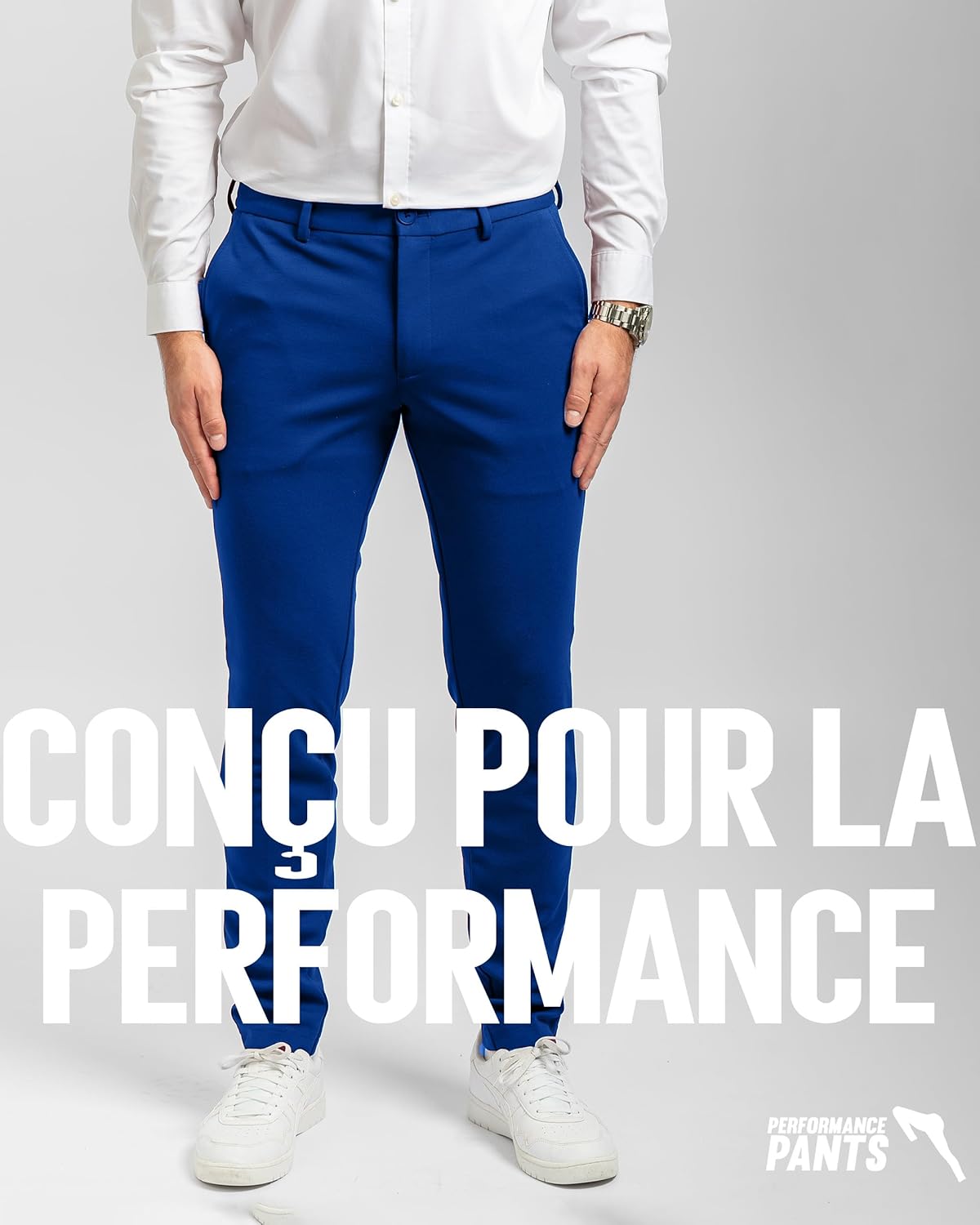 Thumbnail 6 de Performance Pants — Pantalon Stretch élégant pour Homme, coupe ajustée et confort durable