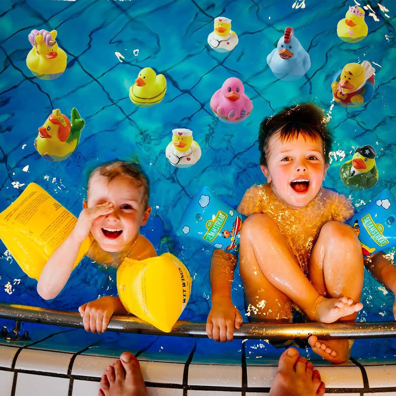 Thumbnail 6 de ValenLyra 100-Pack Rubber Duck Set — 2.3" Bulk Floater Ducky Assortment