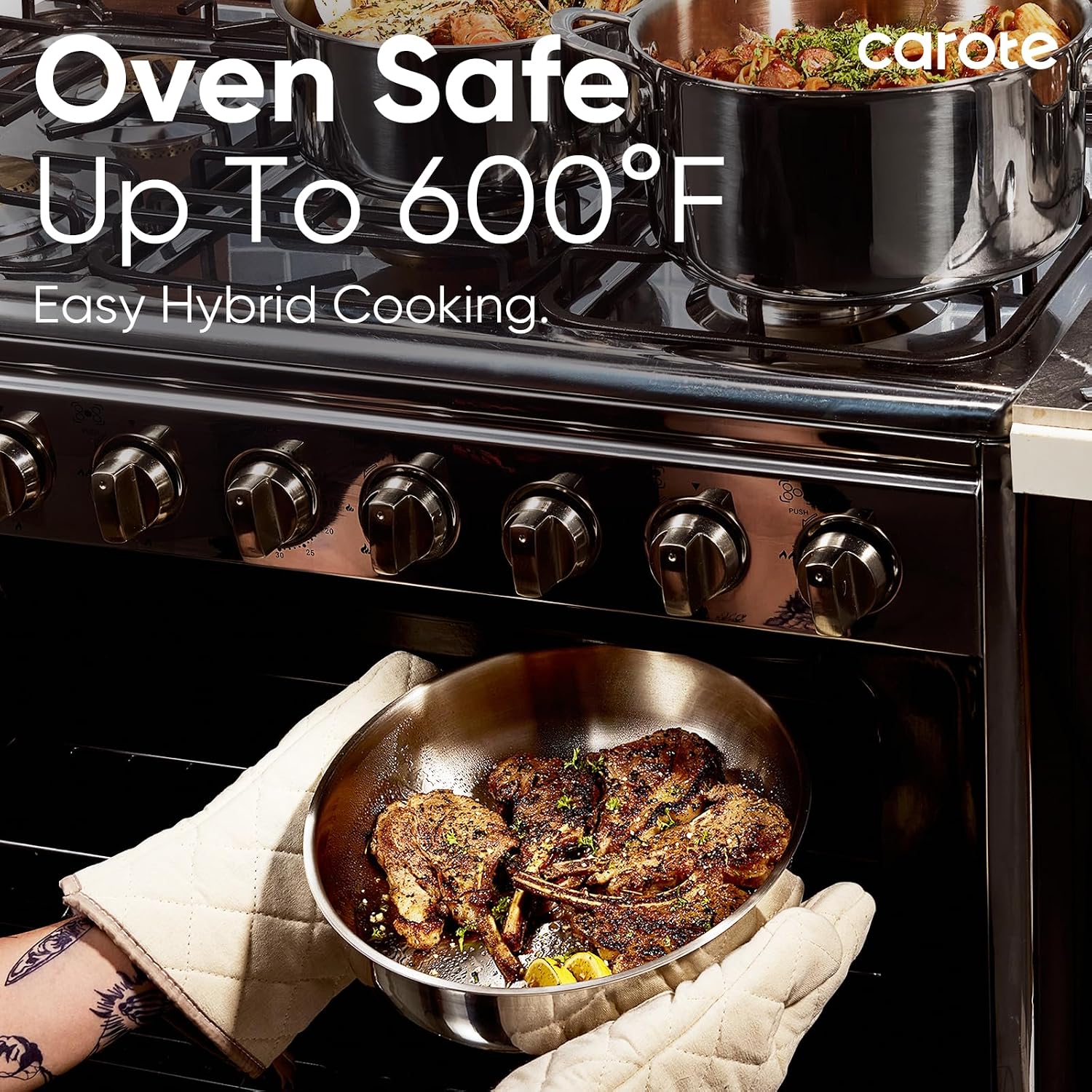 Thumbnail 6 de CAROTE Stainless Steel Cookware Set