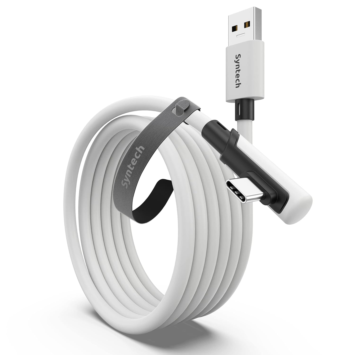 Detalle de Syntech USB C to USB Cable 3Meter — a practical long-link for Quest PC VR