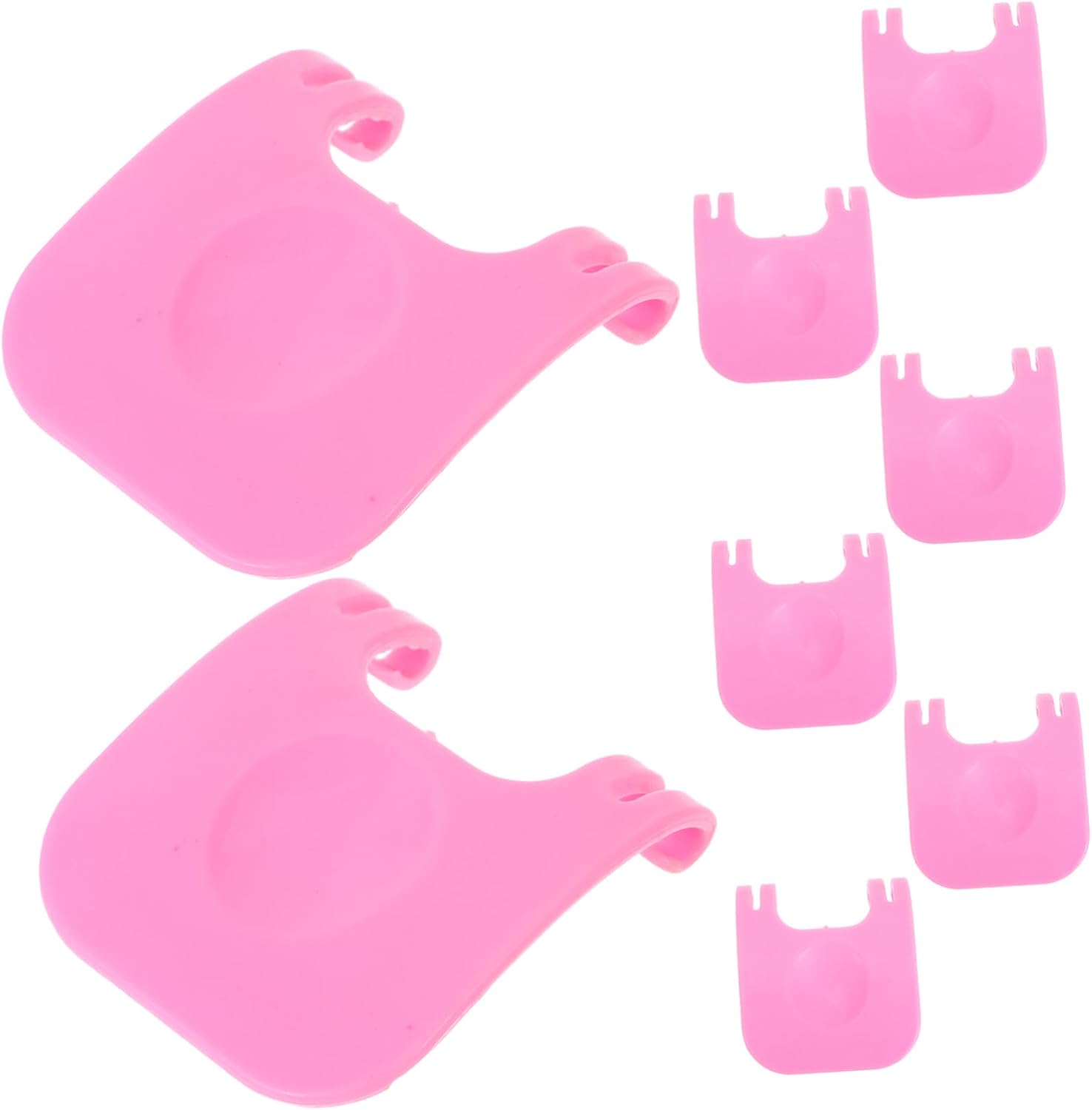 Detalle de Milisten 8Pcs Rabbit Cage Clips: Durable Plastic Fasteners for Small Animal Cages