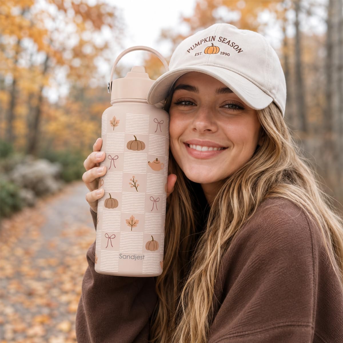 Thumbnail 6 de SANDJEST SJ-DW-SS-WB32SL 32-Ounce Insulated Stainless Steel Water Bottle