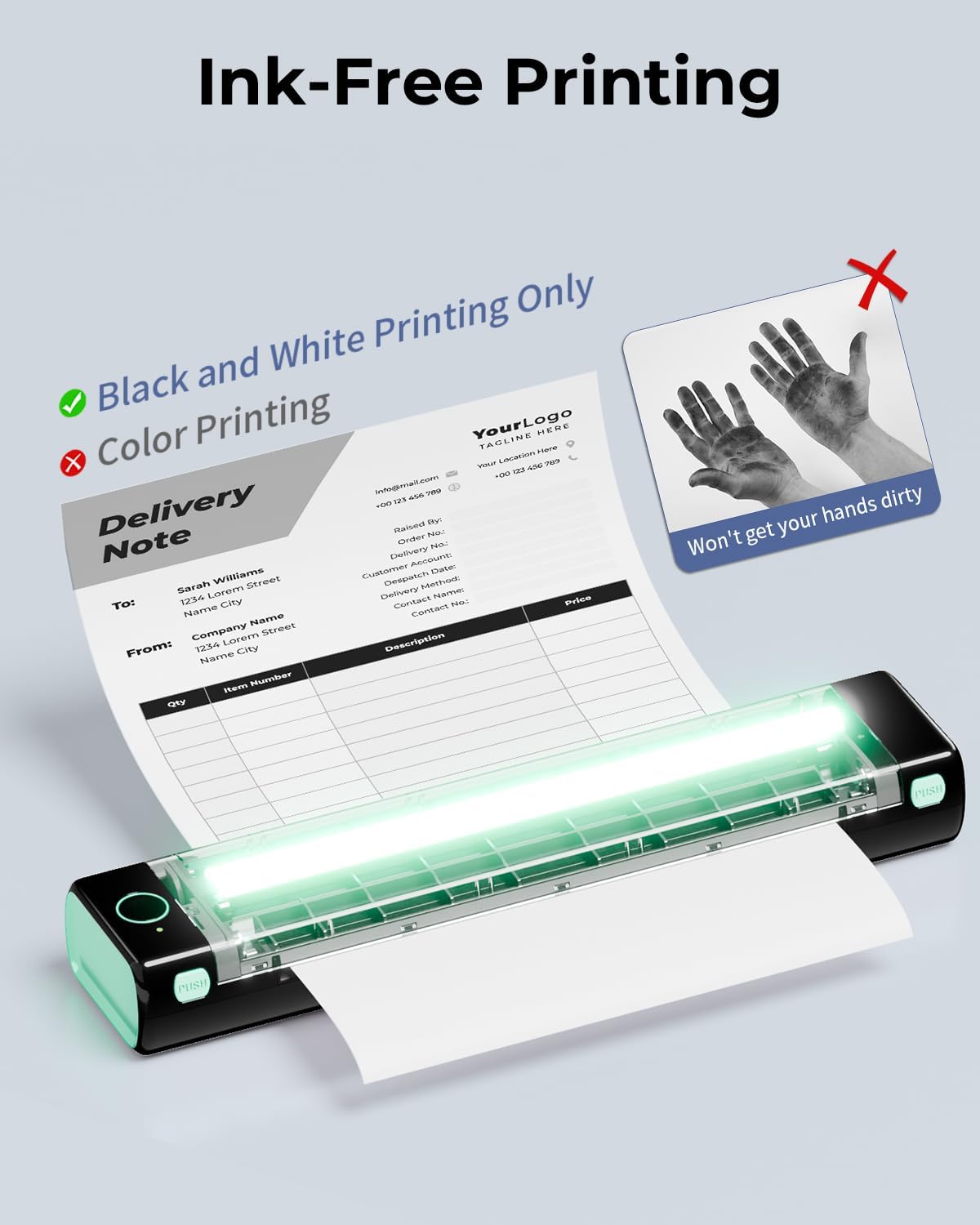 Thumbnail 6 de Phomemo M08F Thermodrucker A4 Bluetooth