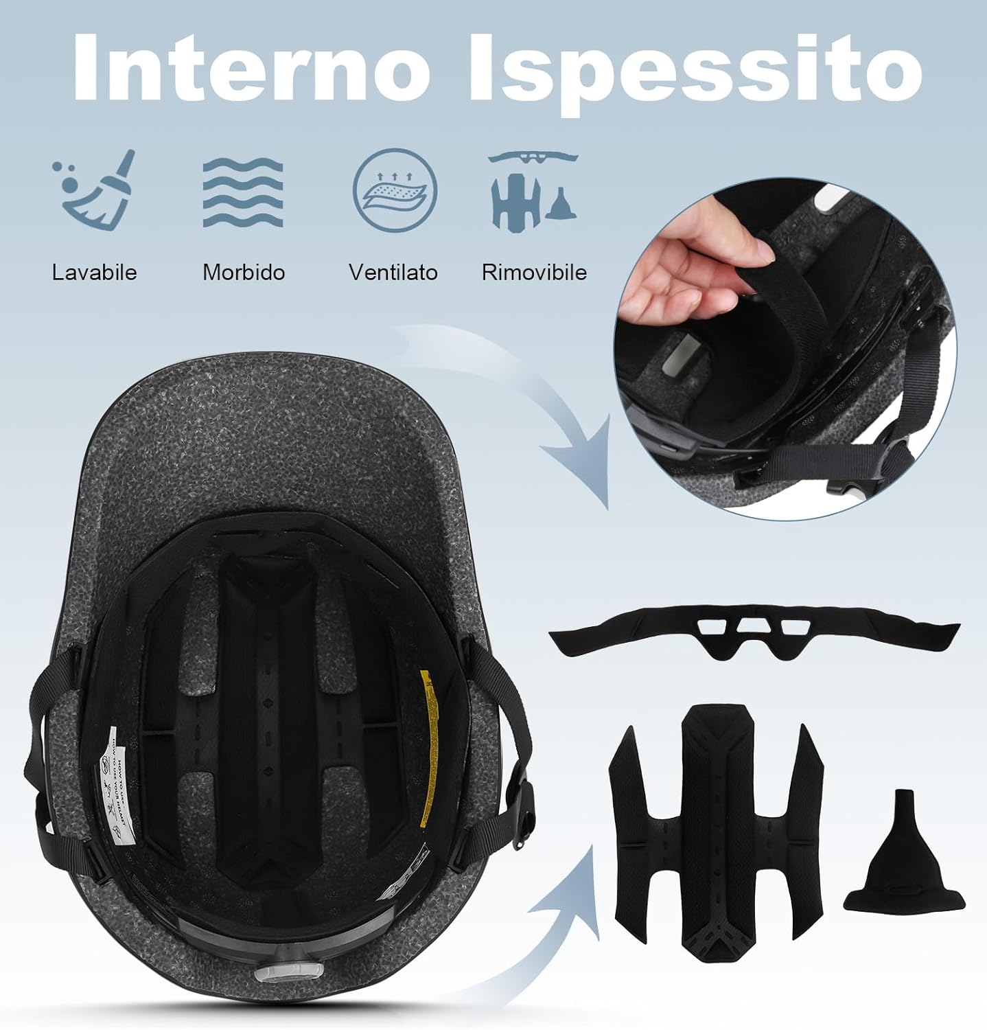 Detalle 2 de Shinmax Casco bici 56-62 cm leggero