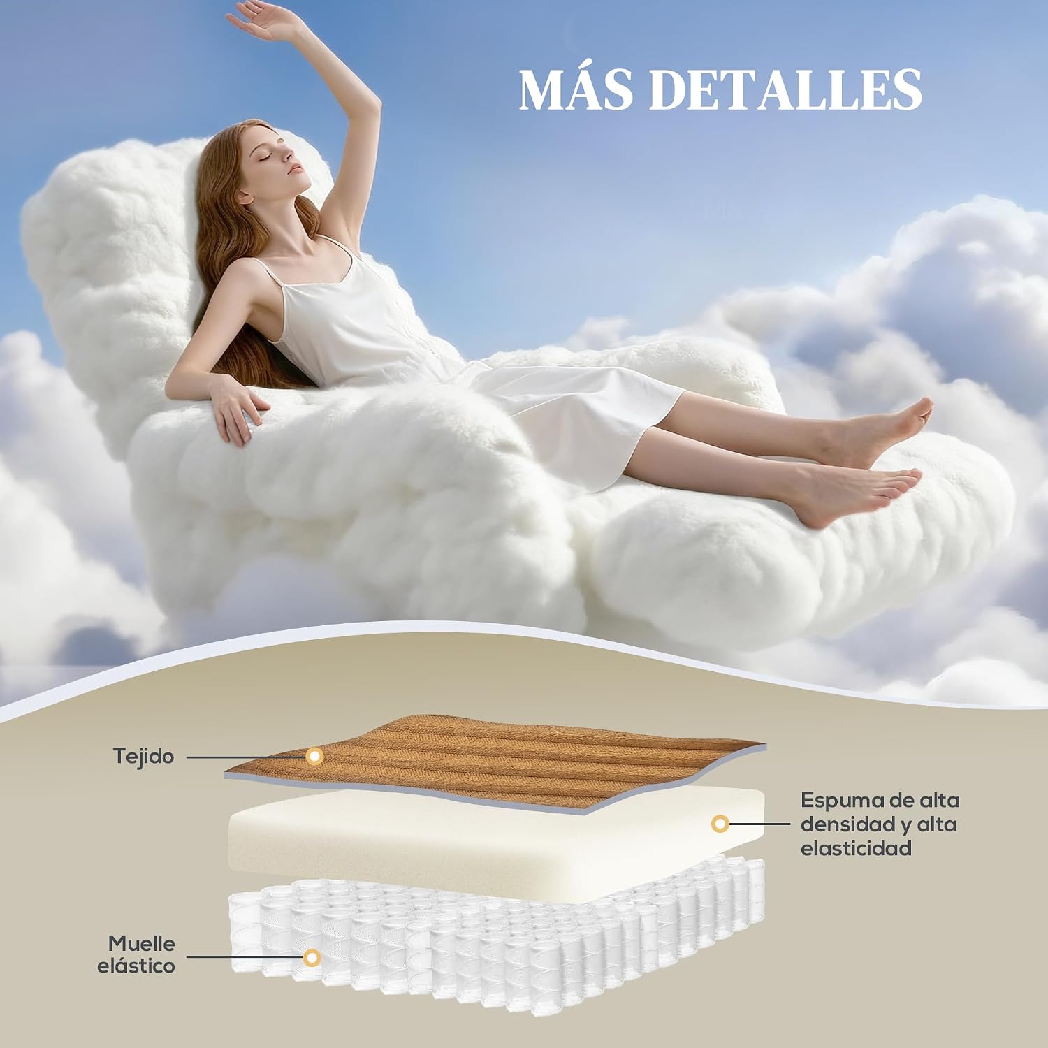 Thumbnail 4 de HOMCOM Sillón Relax Reclinable 73x86x100 cm