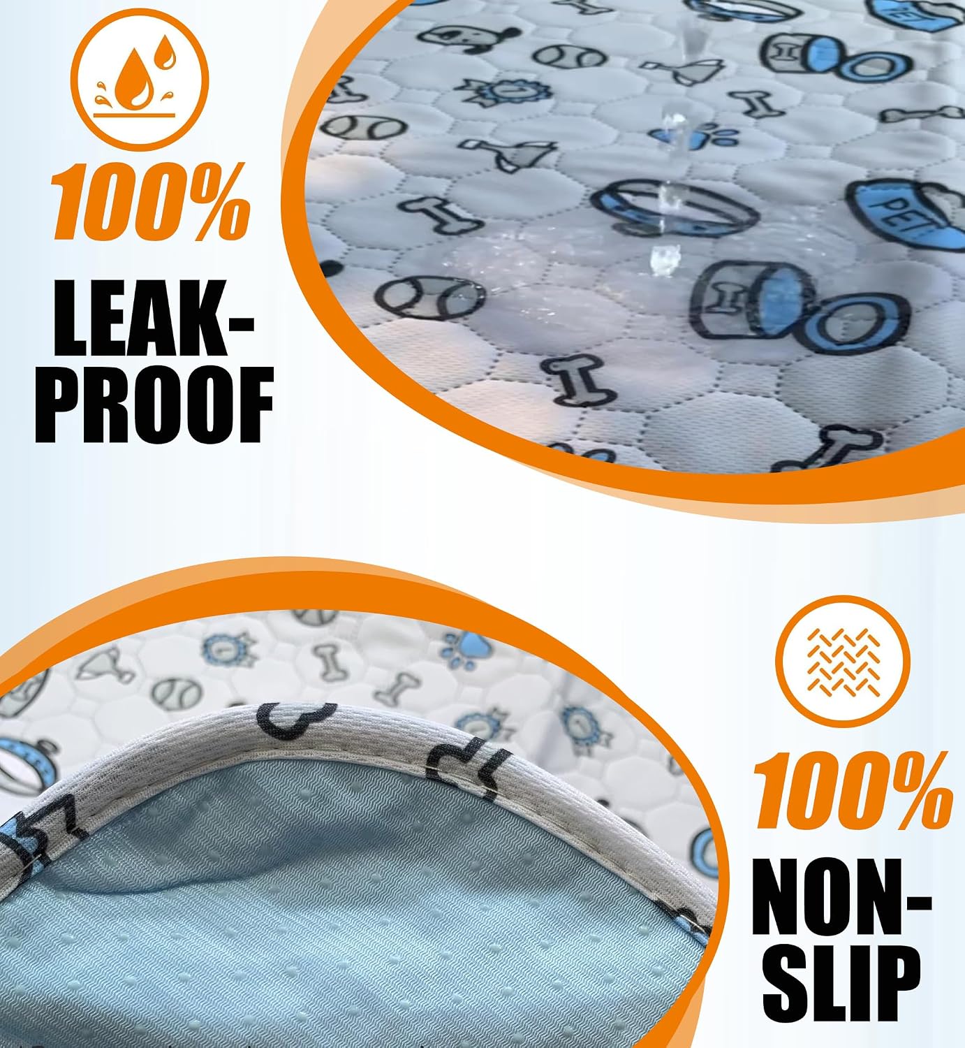 Thumbnail 3 de Washable Pee Pads 2 Pack 45x60cm