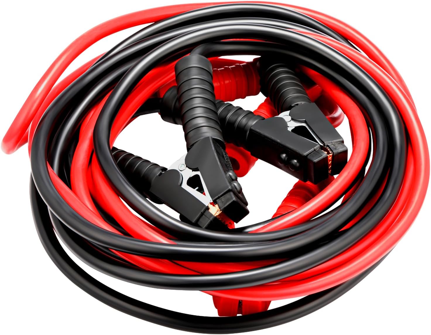 Detalle de GEARCELL 6m 3000A 2x Heavy-Duty Jump Leads (with gloves) for 6V, 12V and 24V cars, vans and more