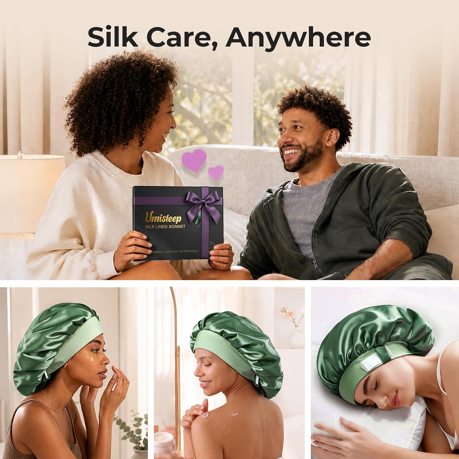 Thumbnail 6 de Umisleep Silk Bonnet 22 Momme