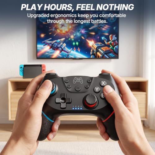 Thumbnail 8 de UPGRADE Manette Switch Pro sans Fil pour Switch 1/2/Lite/OLED/PC – Diswoe
