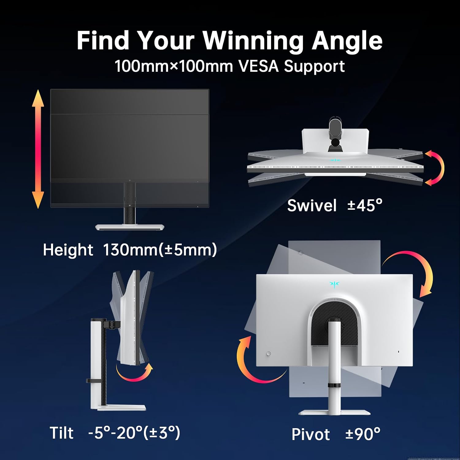 Detalle 1 de KTC H27E6 27-inch QHD gaming monitor 320Hz