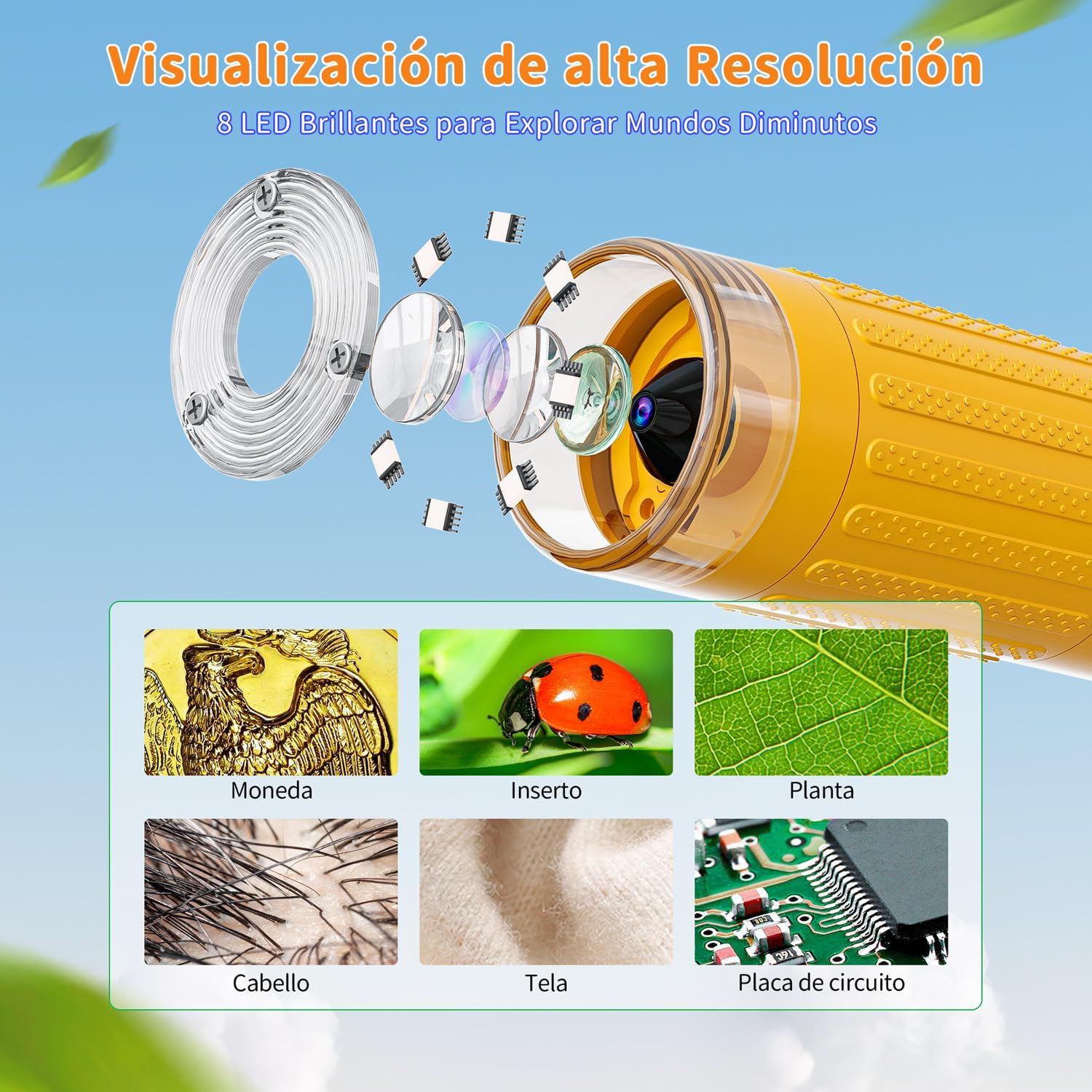 Thumbnail 2 de SKYBASIC Microscopio Digital 1000x