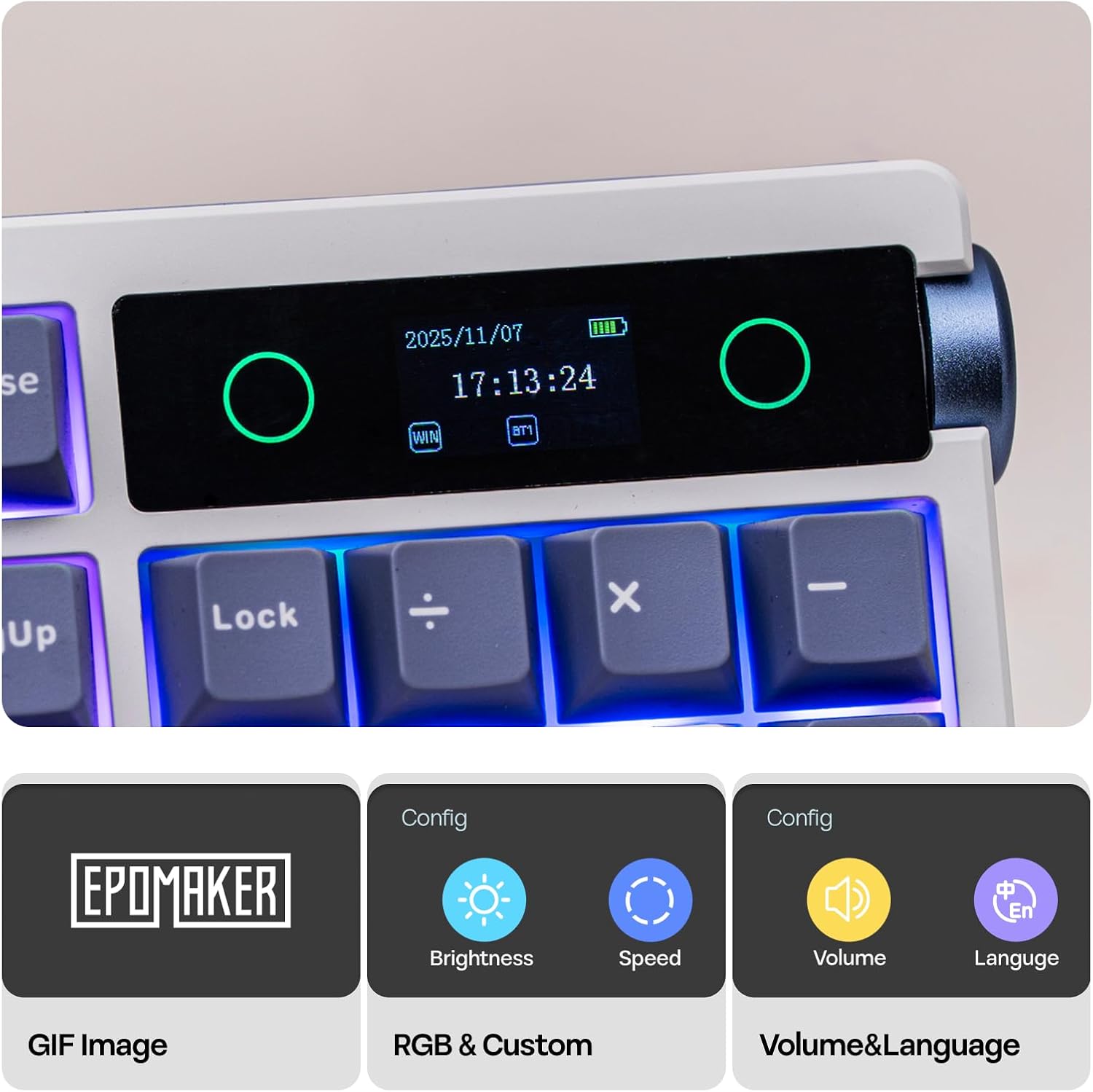 Thumbnail 2 de EPOMAKER TH108 PRO 10000mAh wireless mechanical keyboard ⌨