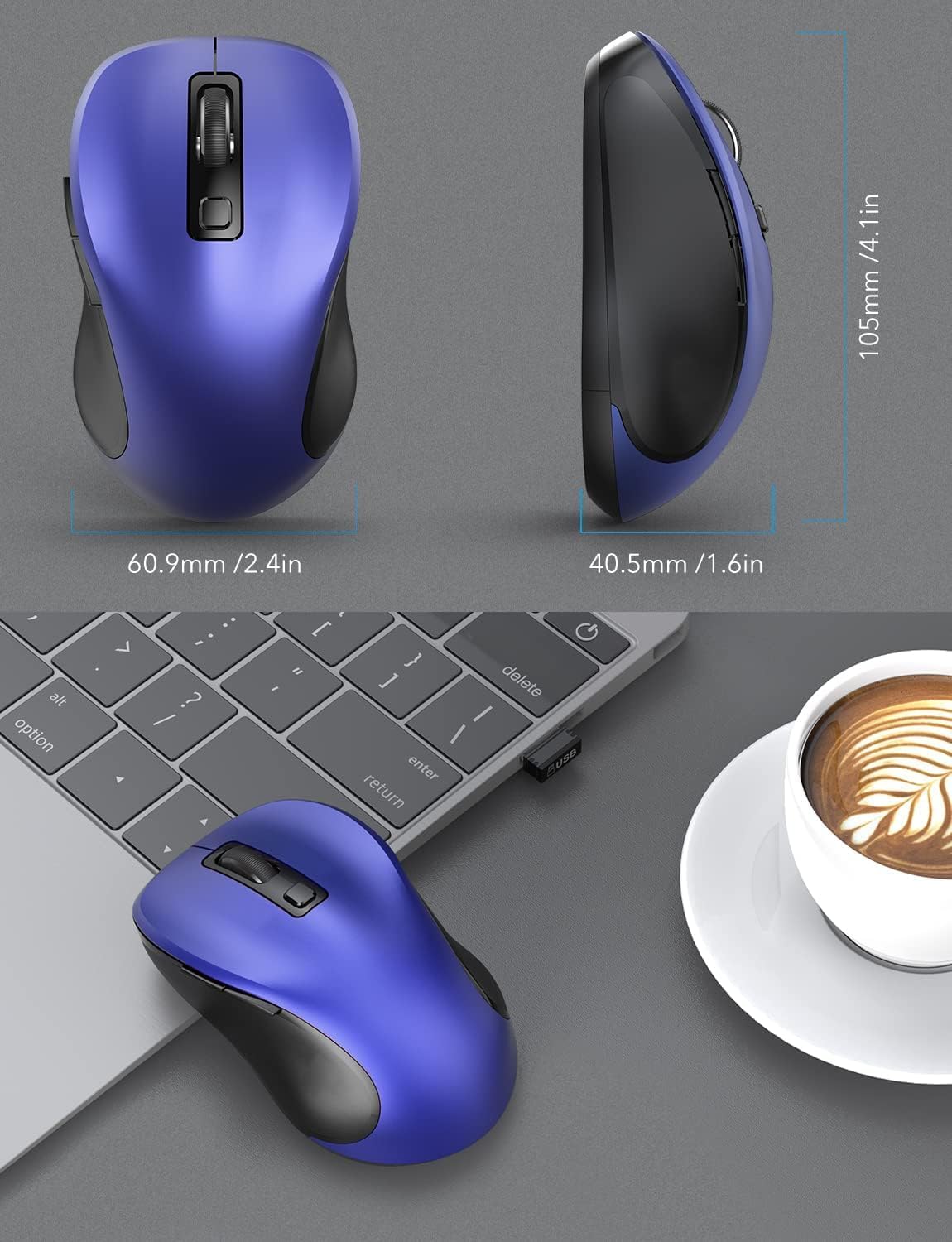 Detalle 2 de Trueque Wireless Mouse, 6-button