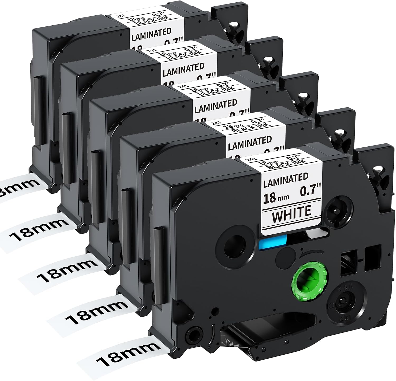 Detalle de Fimax TZe-241 Schriftband 18 mm Ersatzband