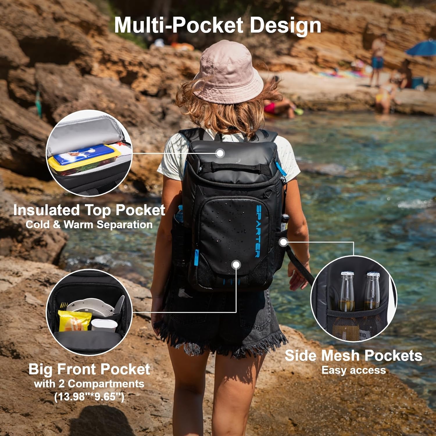 Thumbnail 3 de Sparter Backpack Cooler 33/49 Cans ⚡