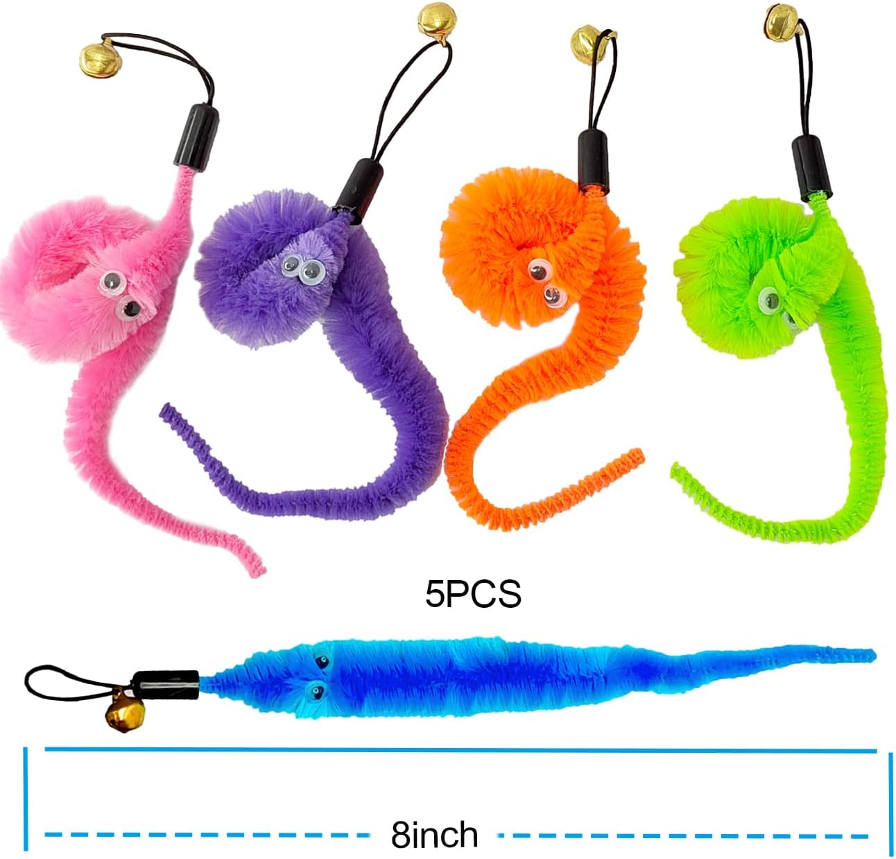 Thumbnail 5 de ZPH A2 Interactive Cat Toy Set with Retractable Wands and Door Hanger