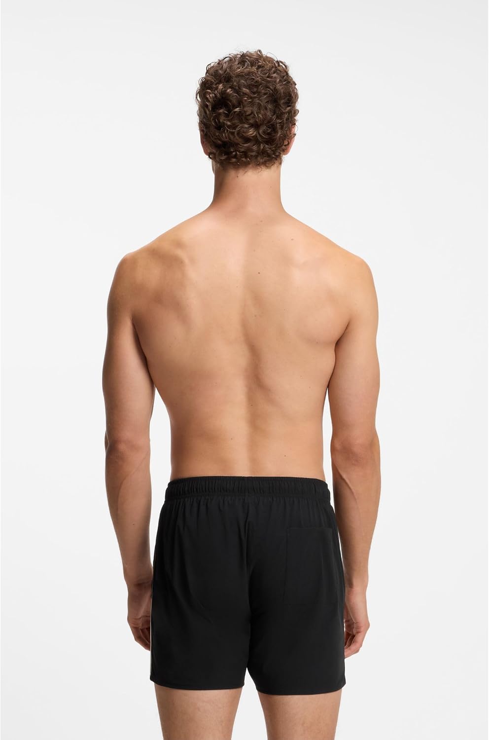 Detalle 2 de BOSS Iconic Swim_Short heren zwemshort, zwart, XXL