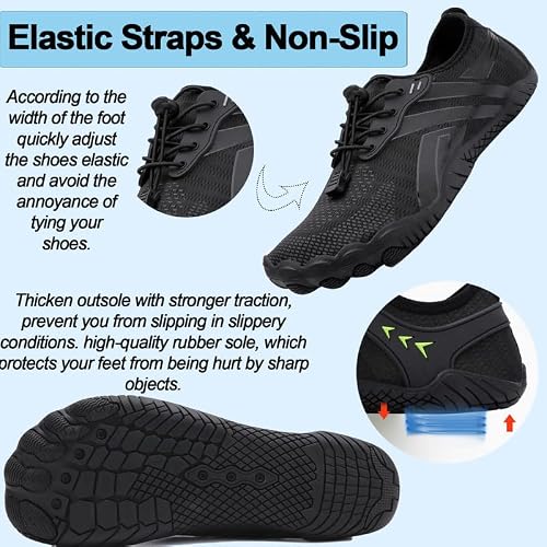 Detalle de Bravover Quick Dry Barefoot Aqua Shoes – Unisex Beach & Pool Shoes