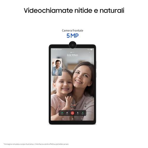 Detalle de Samsung Galaxy Tab A11 8.7" WiFi, 4 GB RAM, 64 GB, 3 anni di garanzia