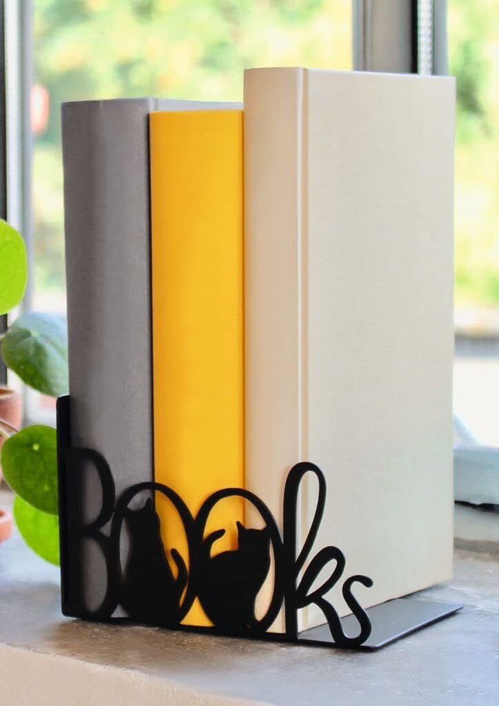 Thumbnail 2 de moses. libri_x serre-livres décoratif en métal extra large noir 📚