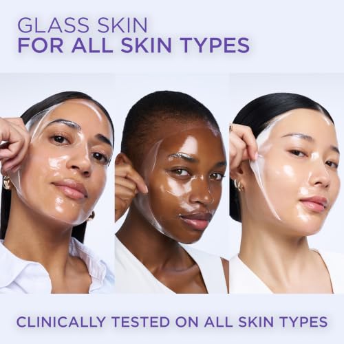 Thumbnail 6 de L'Oreal Paris Glass Skin Hydrogel Masks | Korean-Inspired, 4 Pcs