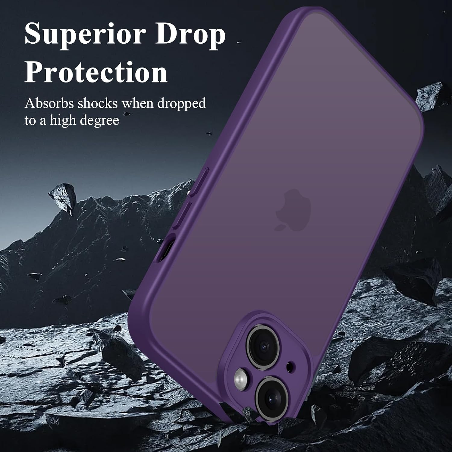 Detalle 2 de ORDA Hülle iPhone 13 6,1 Zoll Dunkel Violett