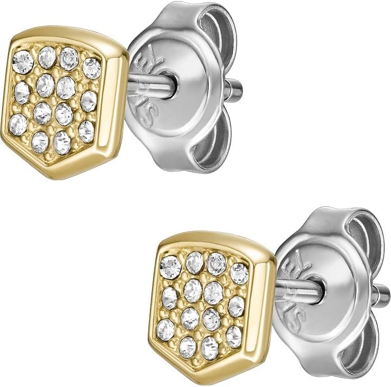 Thumbnail 2 de Fossil Damen Ohrringe aus goldfarbenem Edelstahl mit Pfosten-/Bolzenverschluss