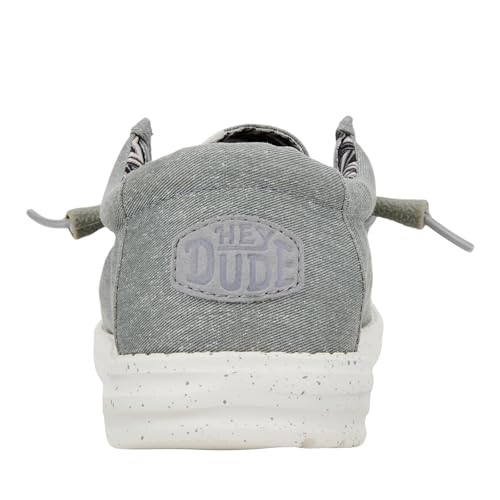 Thumbnail 2 de Hey Dude Wally Canvas Uomo Slip-On Mocassino, Light Grey 43 – Comfort e Versatilità