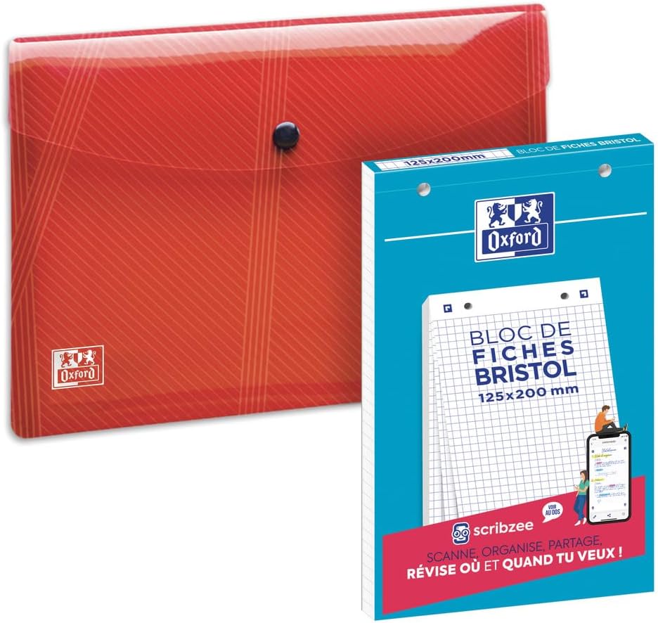 Thumbnail 2 de Lot de 2 BLOCS BRISTOL OXFORD PERFORES 148x210 – 30 fiches 210 g