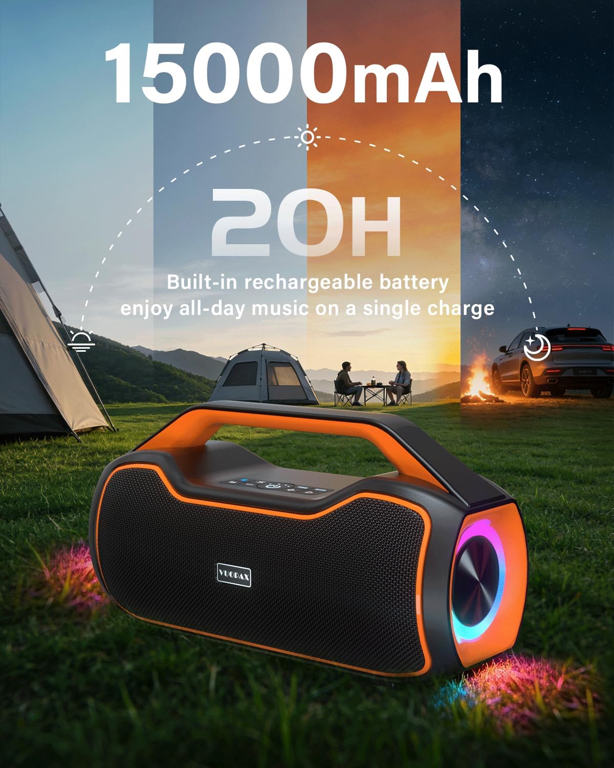 Thumbnail 3 de Portable Bluetooth Speaker Wireless with 200W Peak Power