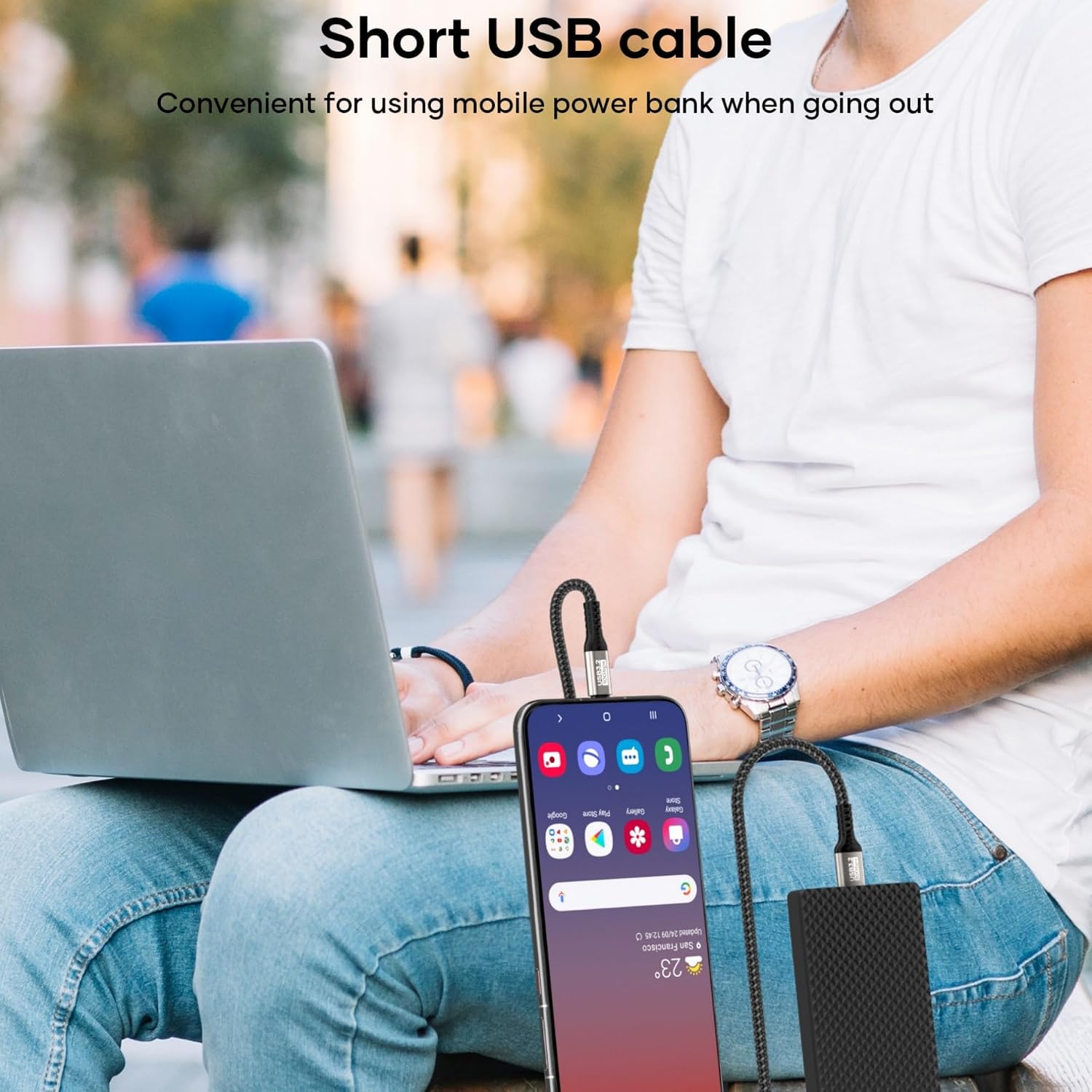 Thumbnail 6 de USB A to USB C Cable 2m: 10Gbps Data Transfer & 3A Fast Charge