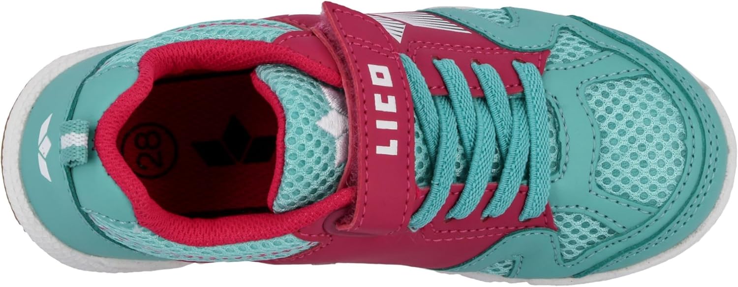 Detalle 1 de Lico Unisex Kinder Sport VsHallenturnschuhe – Hallenlaufschuh mit Klettverschluss und TPR-Laufsohle