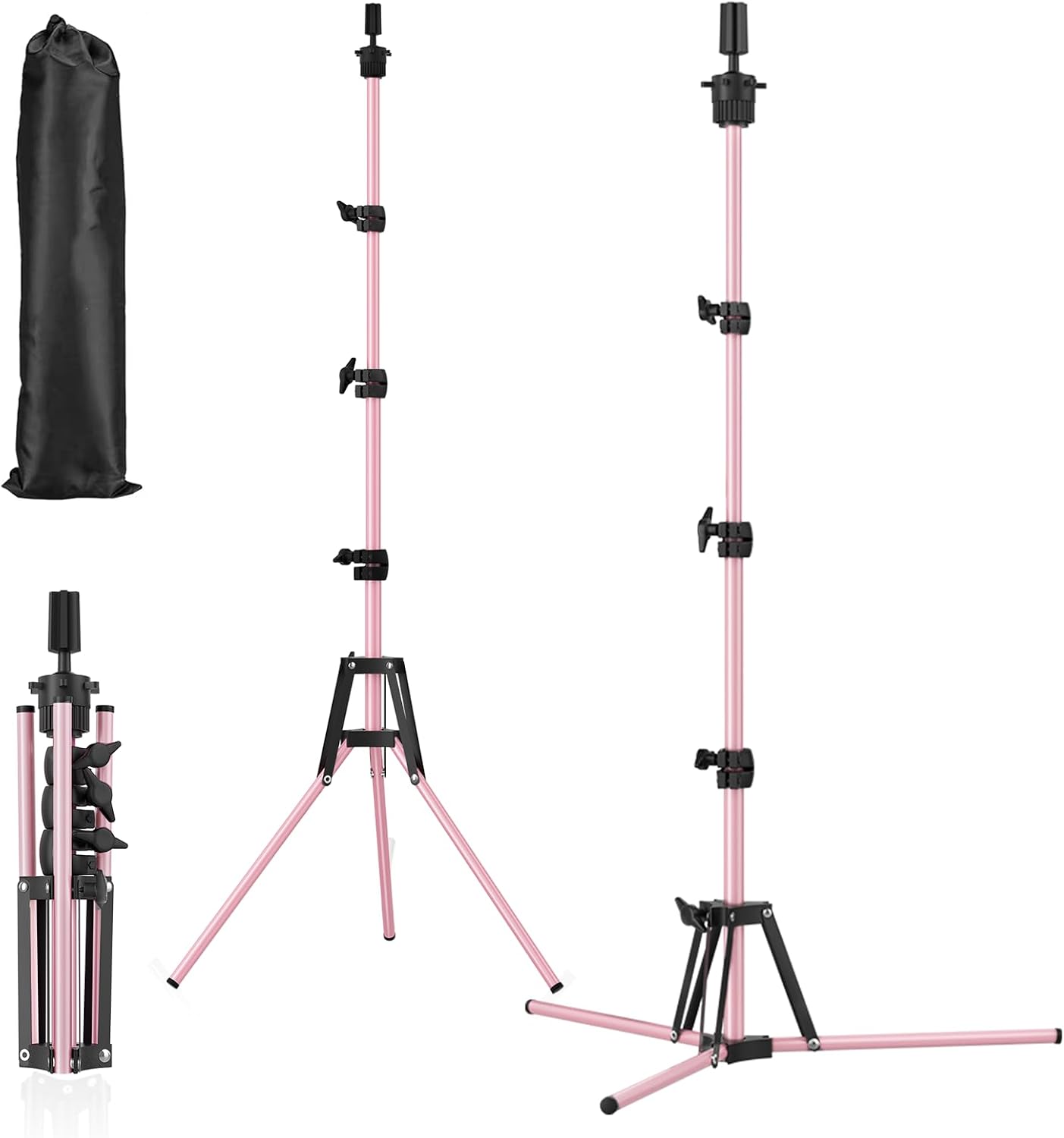 Detalle de Fernlandia Mannequin Head Stand 20–63in Pink