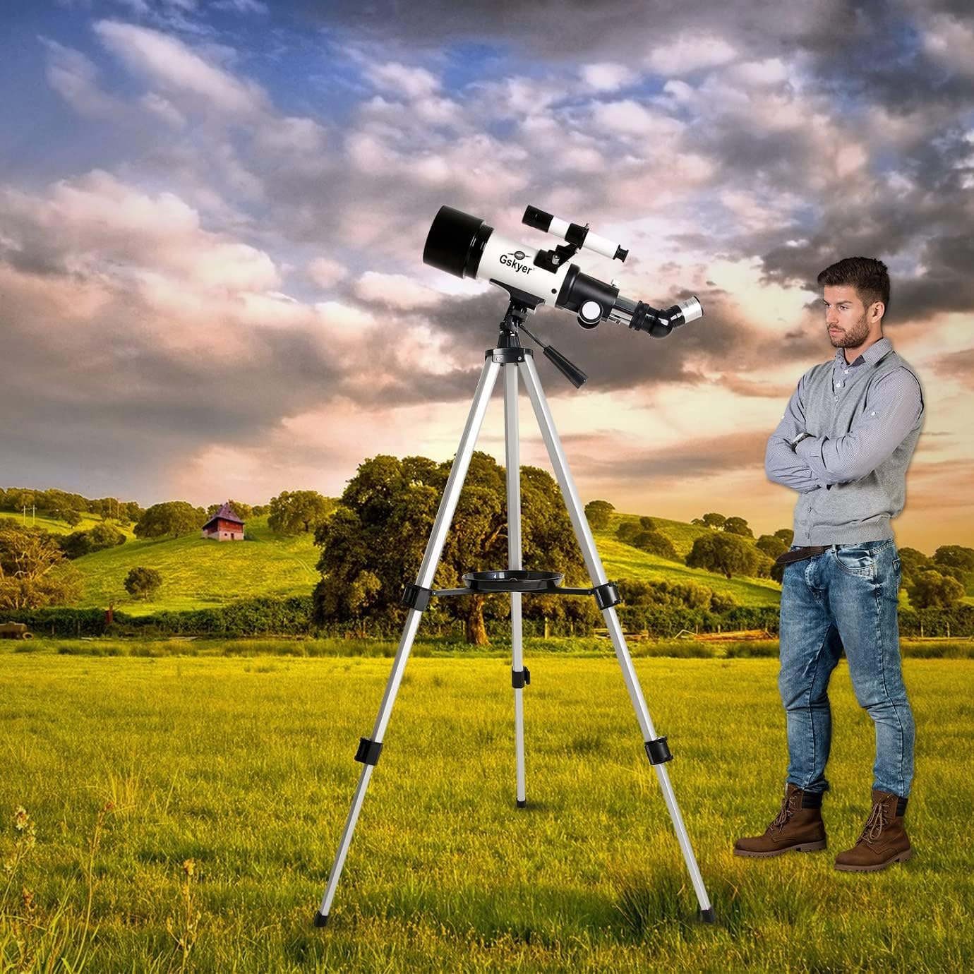 Thumbnail 6 de Gskyer D-70400 telescopio rifrattore apertura 70 mm 🔭