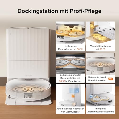 Thumbnail 6 de roborock Qrevo Edge 2 Set Saugroboter mit Wischfunktion & Hebarem Wischmopp
