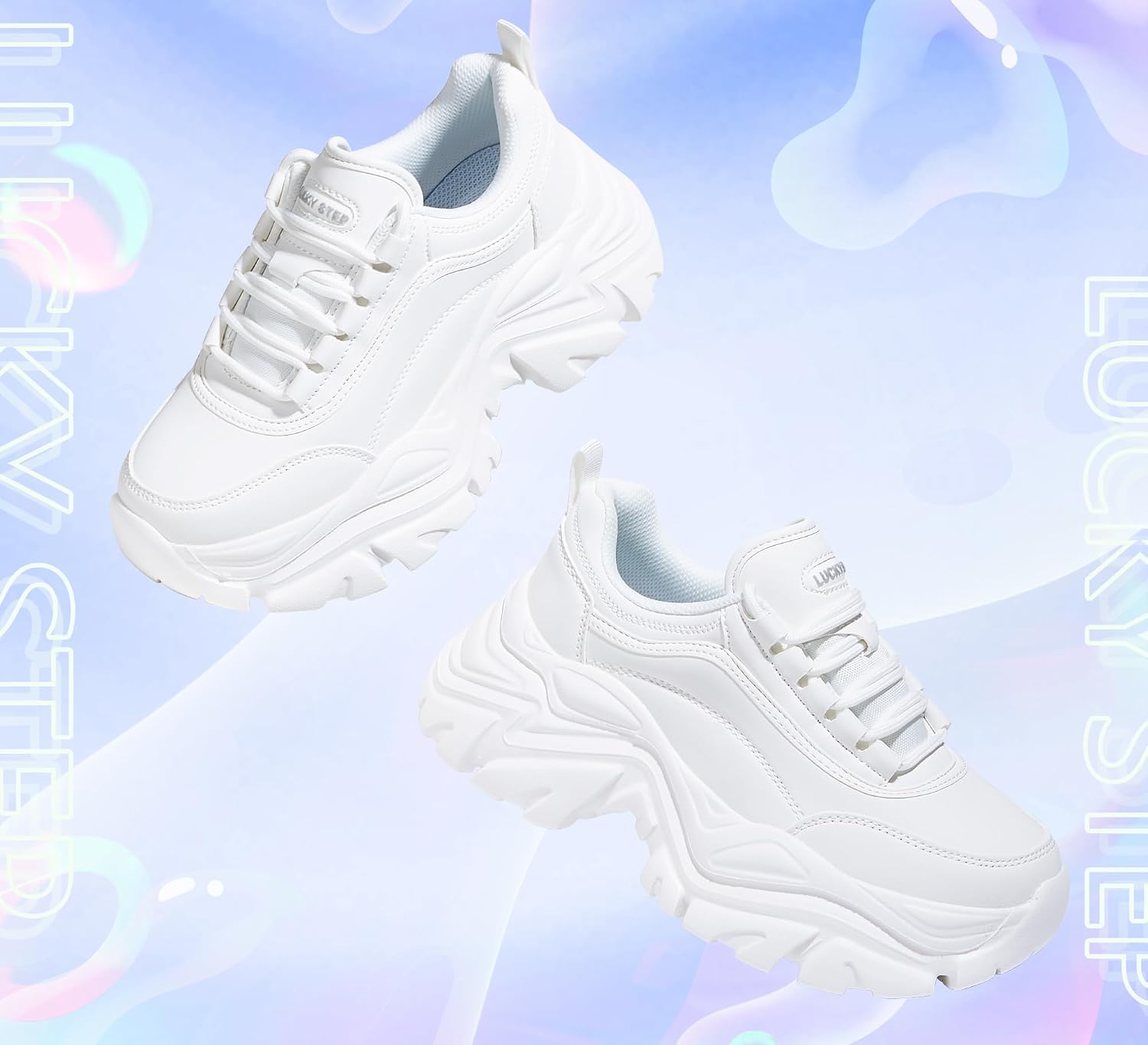 Thumbnail 5 de LUCKY STEP Zapatillas gruesas 8 cm