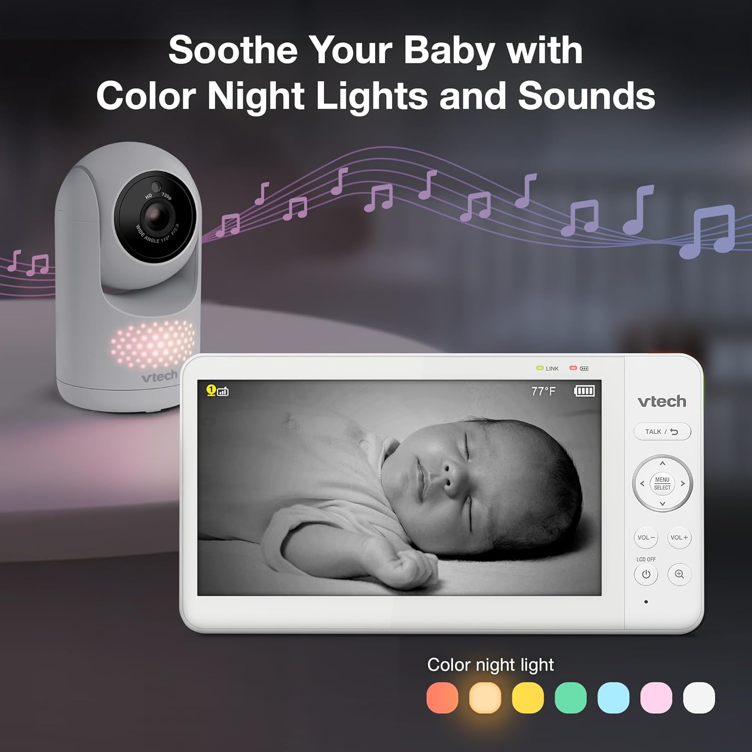 Thumbnail 6 de VTech Baby Monitor with 7-Inch IPS Screen