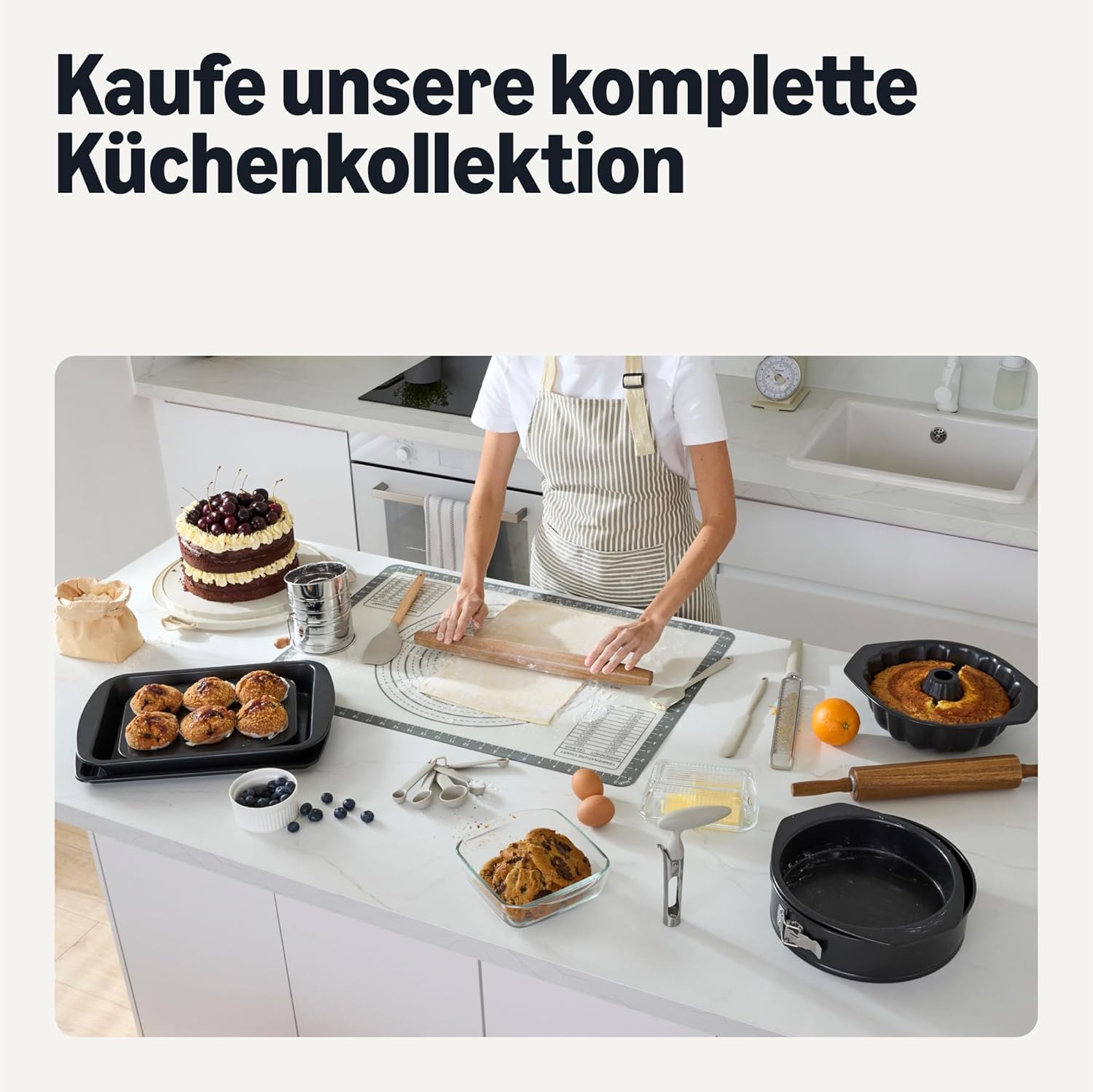 Thumbnail 6 de Amazon Basics Antihaft-Springform 25,4 cm – Ofenfest, Spülmaschinenfest, Antihaftbeschichtung