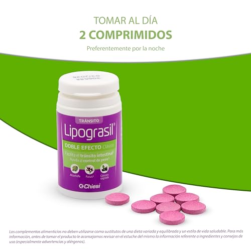 Detalle 2 de LIPOGRASIL Clásico Doble Efecto - 50 comprimidos: fucus, alcachofa y cáscara sagrada