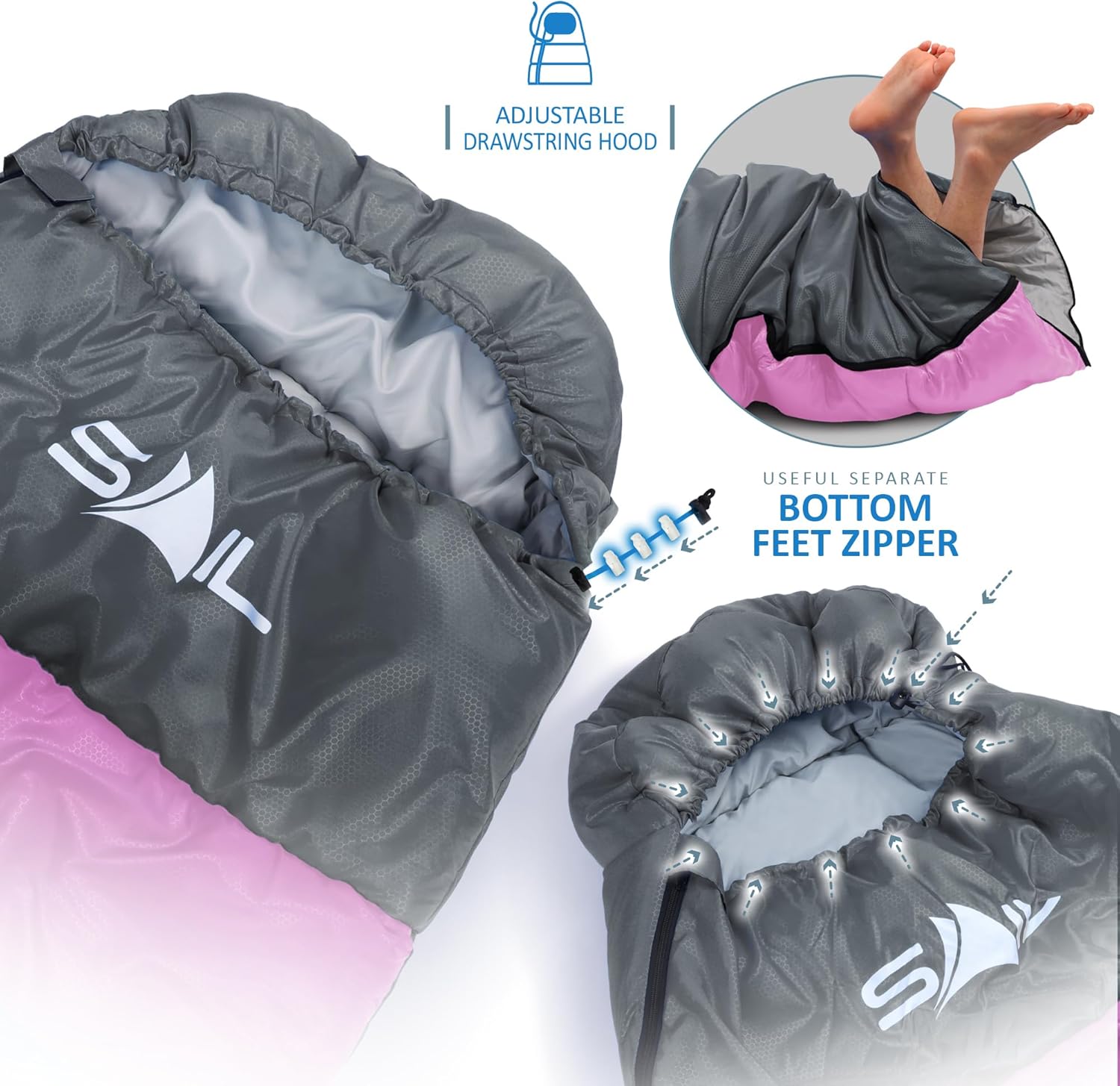 Thumbnail 2 de SAIL Sleeping Bag 1.3kg 3-4 Season