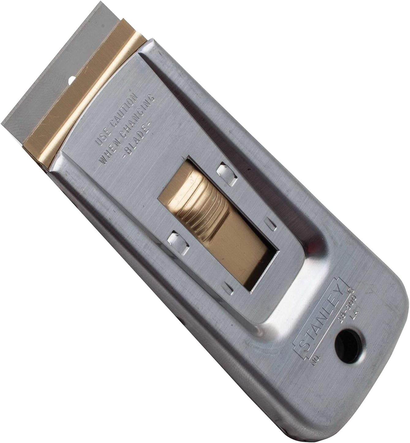 Thumbnail 5 de STANLEY Gratte-Vitre en Métal - Lame rectangulaire 40 mm, retractable, bouton en laiton (0-28-500)