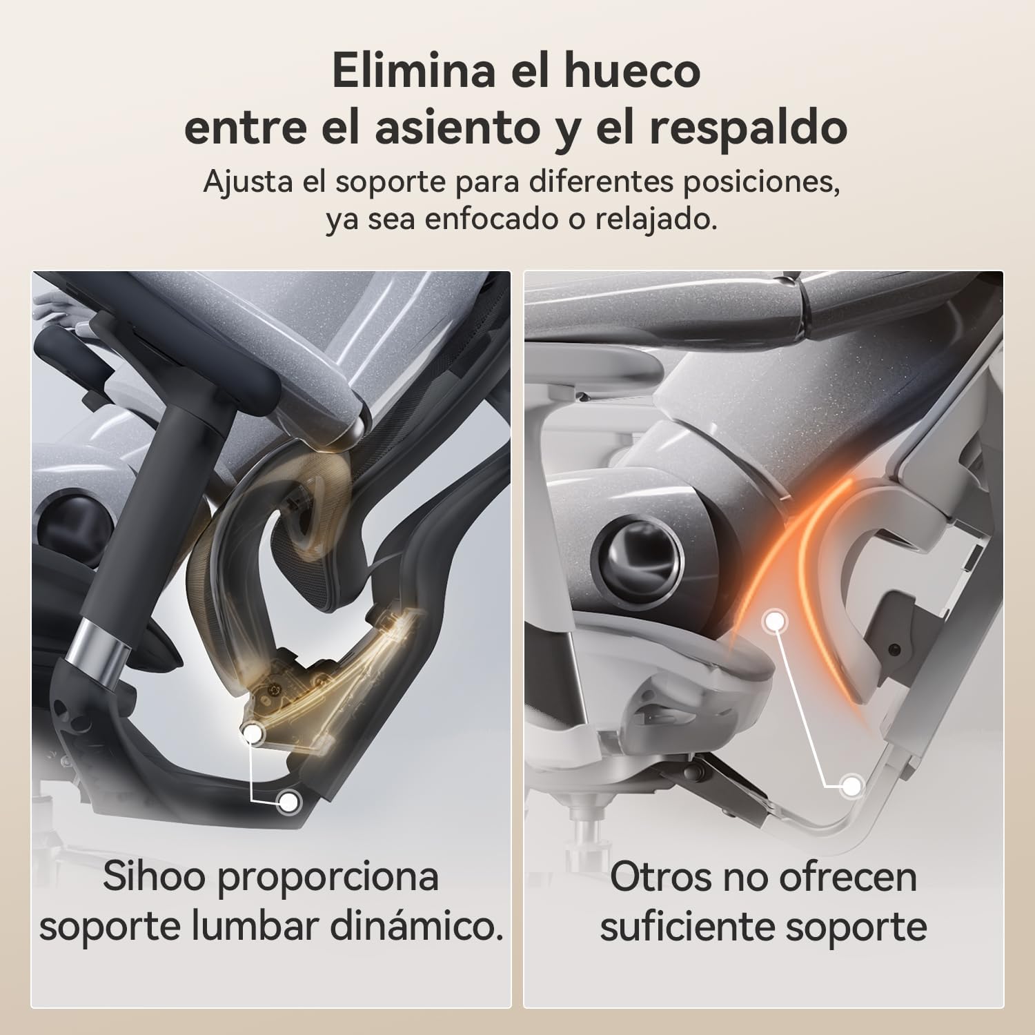 Thumbnail 5 de SIHOO Doro C300 - Silla de Oficina Ergonómica 🪑 Ajustable y Cómoda