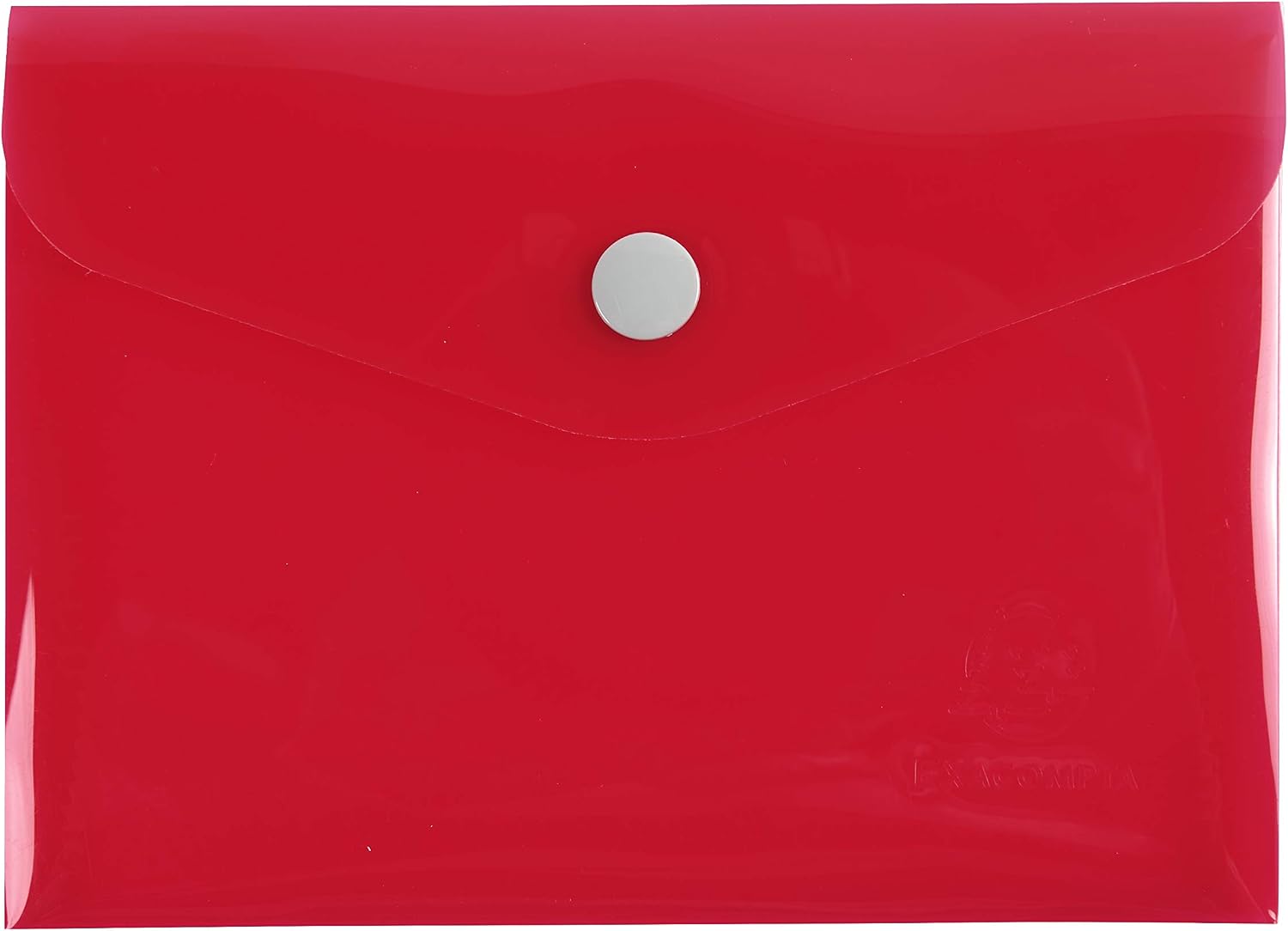 Detalle 2 de Exacompta 34430E : Carton de 30 pochettes plastron à fermeture pression, PP lisse, format B7 (14 x 10 cm)