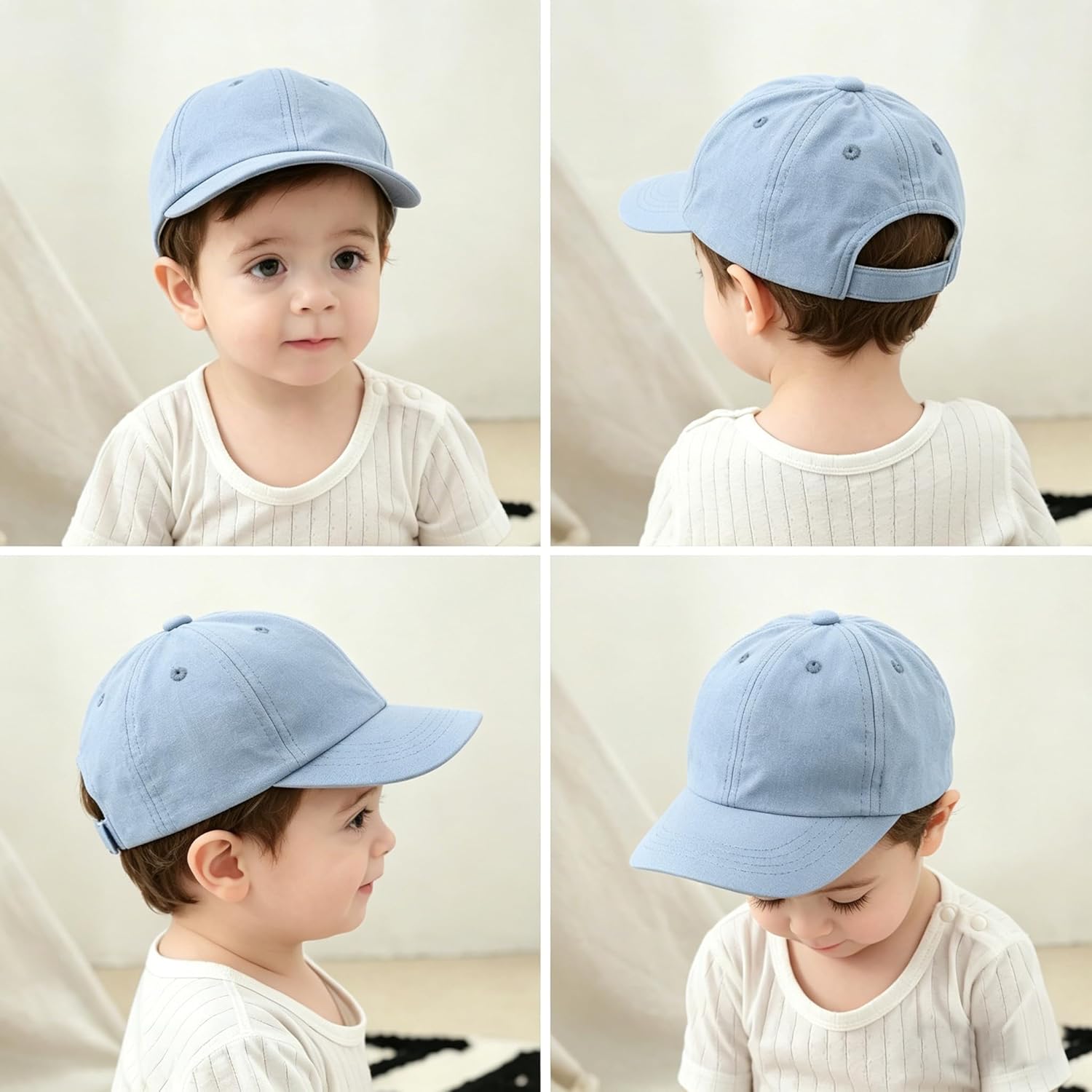 Thumbnail 1 de Pesaat Baby Schirmmütze Junge – UV-Schutz Baseballcap aus Baumwolle, verstellbar