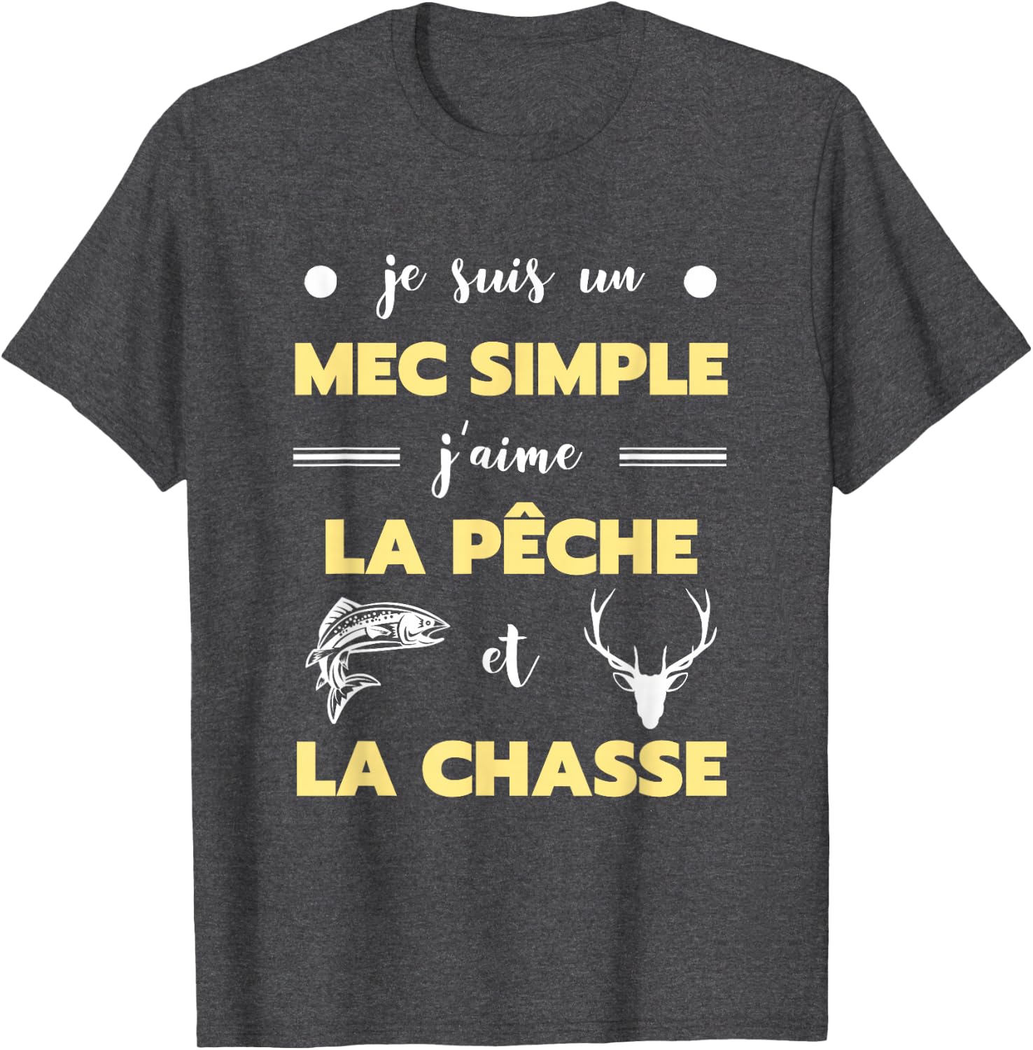 Thumbnail 6 de Mec Simple Chasse Peche T‑Shirt