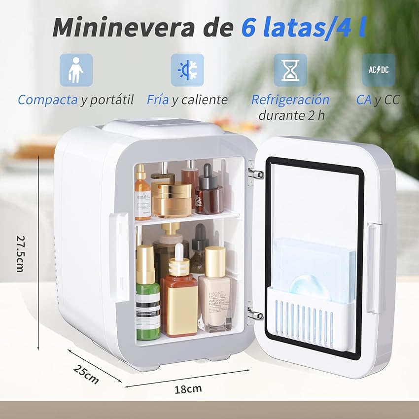 Thumbnail 1 de YASHE Mini Nevera 4 L para skincare