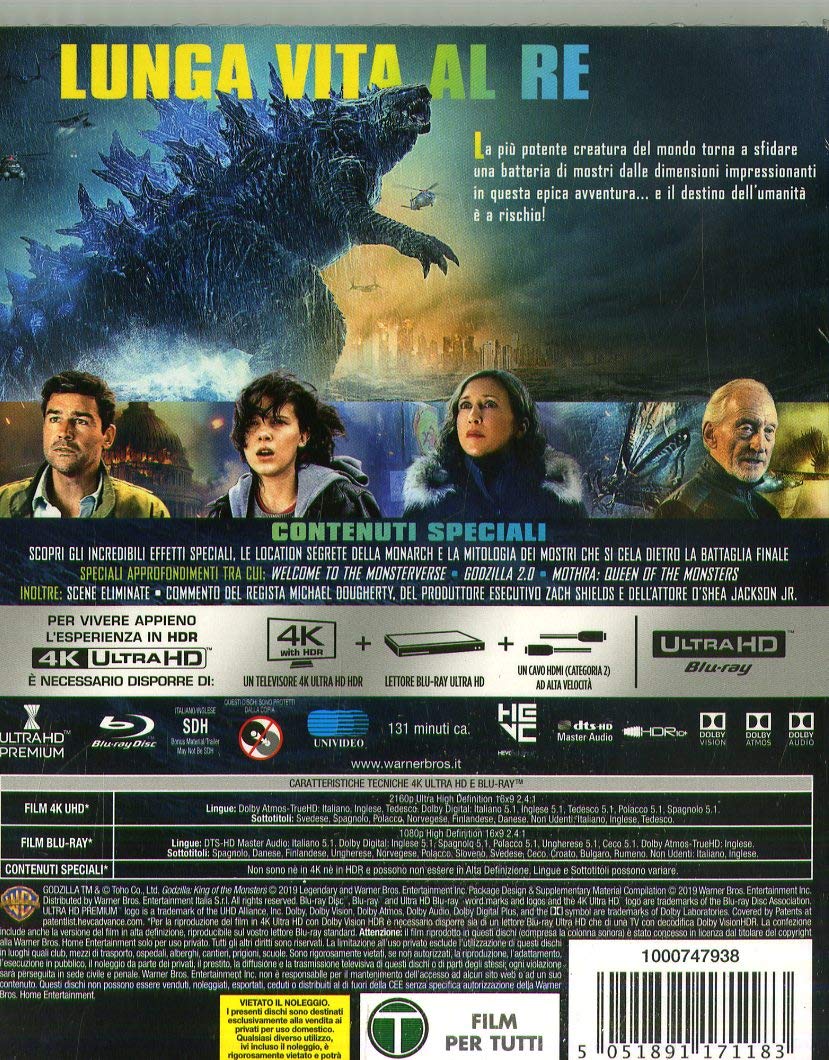 Detalle 2 de Godzilla 2 4K Ultra HD Blu-ray