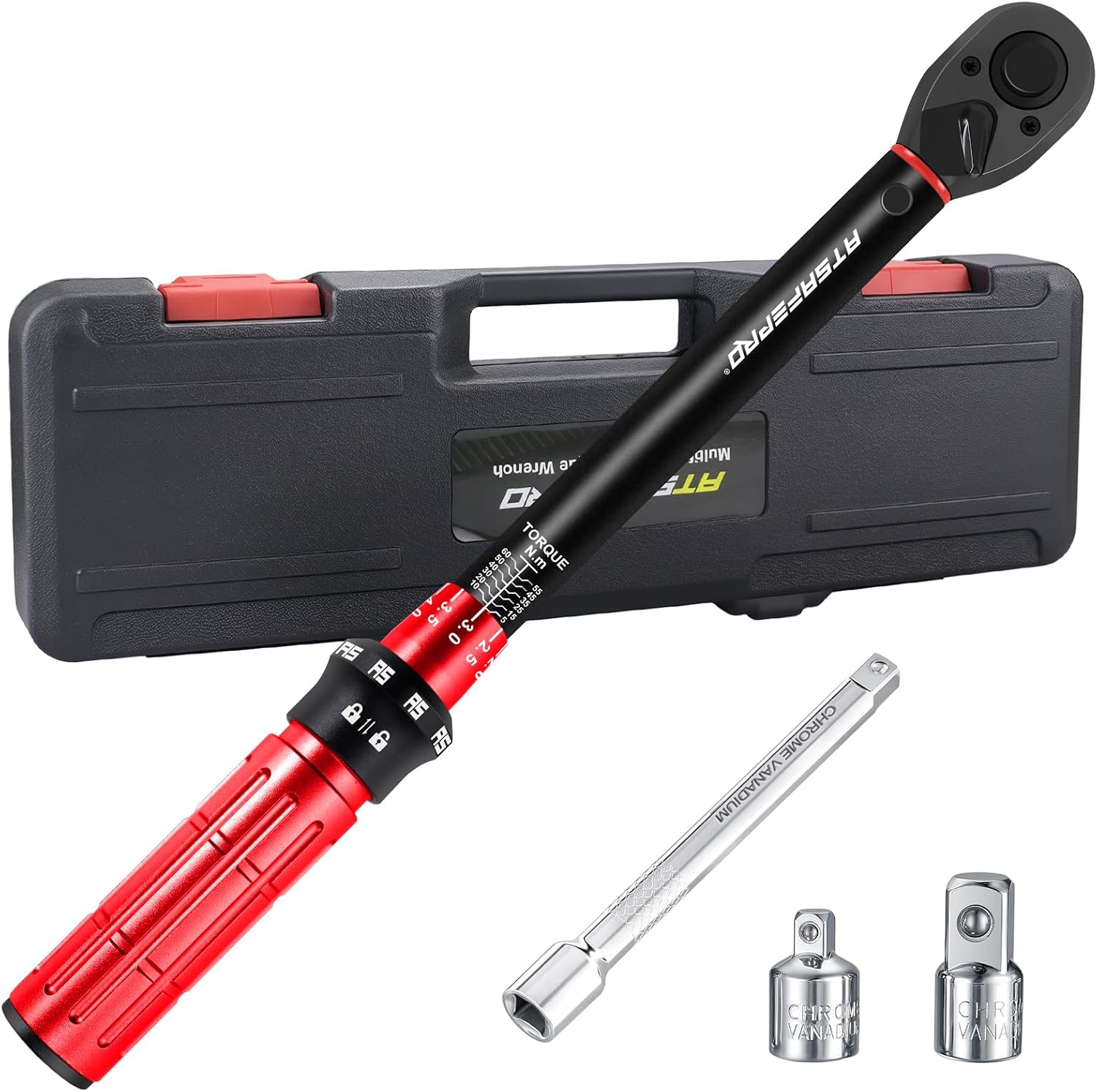 Detalle de ATsafepro Drehmomentschlüssel 3/8" 5–60 Nm ⛏
