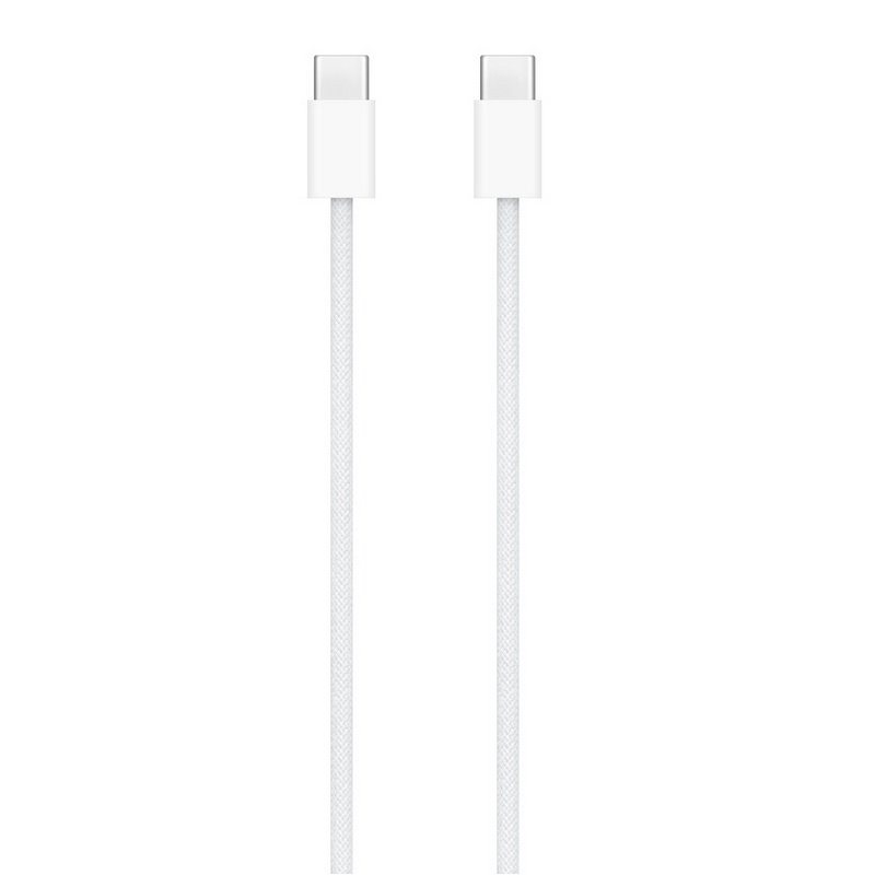 Detalle de Apple Cable USB-C a USB-C de 60 W, 1 m, trenzado y blanco